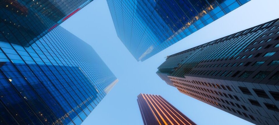 conceptual illustration: Real,Estate.,Financial,Center.,High,Office,Buildings,In,The,Business