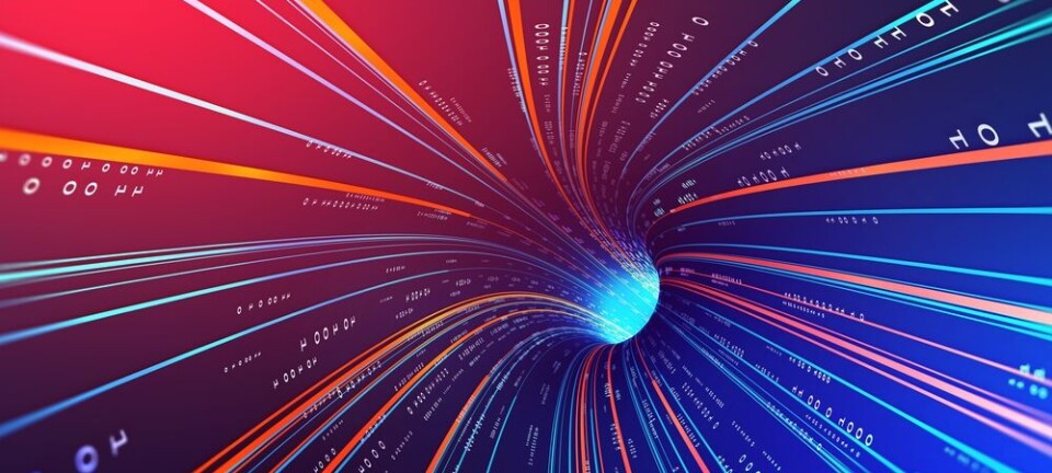 data vortex optical storage - conceptual illustration